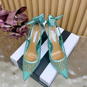 Zapatos de Tacón Alto Stiletto de Diseño para Novia, con Punta en Pico, Brillantes Plateados, Zapatos de Fiesta para Mujer, 5 cm, Ligeros - Product Image 3