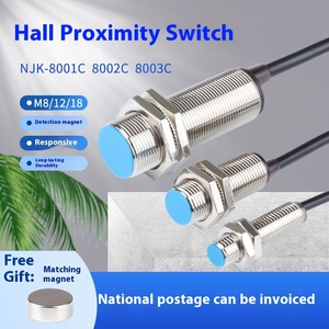 Luoge M12 <span class=keywords><strong>Proximity</strong></span> cảm biến PNP đầu ra NPN DC ba dây thường mở từ cảm ứng hội trường chuyển đổi - Product Image 4