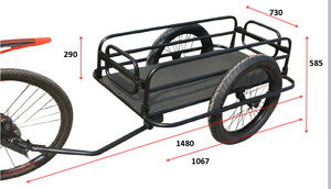 <span class=keywords><strong>Remolque</strong></span> <span class=keywords><strong>de</strong></span> Carga Grande Plegable para <span class=keywords><strong>Bicicleta</strong></span> al por Mayor, Tráiler para Equipaje <span class=keywords><strong>de</strong></span> Bici 20318 - Product Image 2