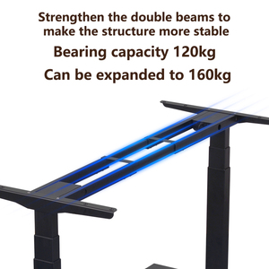 Cadre de <span class=keywords><strong>bureau</strong></span> réglable <span class=keywords><strong>en</strong></span> hauteur électrique à double moteur de <span class=keywords><strong>bureau</strong></span> de haute qualité à 3 étages avec fonction de mémoire Utilisation au <span class=keywords><strong>bureau</strong></span> - Product Image 6