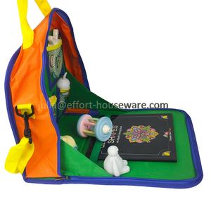 Portable pliable multi-usages sac à outils enfants Snack jouer activité organisateur plateau siège de voiture <span class=keywords><strong>avion</strong></span> voyage plastique métal cuir - Product Image 2