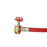 Enrouleur de tuyau d'incendie rouge CA 1 "avec valve pour l'utilisation de l'armoire de tuyau d'incendie