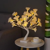 Kunstmatige vezel optische LED roos kersenbloesem boomlamp USB batterij aangedreven lamp slaapkamer bruiloft kerst Valentijn decoratie