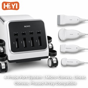 Sistema de Diagnóstico por Ultrasonido Veterinario Profesional Clase II para Clínicas de Gatos HEYI P70vet, Sonda Microconvexa Doppler a Color de Alta Gama - Product Image 4