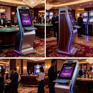 ตู้คีออสก์แลกเงินจากการพนันลอตเตอรี เครื่องเล่นเกมคาสิโนออนไลน์ ตู้คีออสก์ชำระเงินด้วยตนเองสำหรับเกมสล็อตคาสิโน - Product Image 4