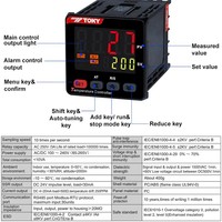 Harga Grosir Sinyal Keluaran Mti Termostat Layar Digital PID Pengontrol Suhu Bersertifikat