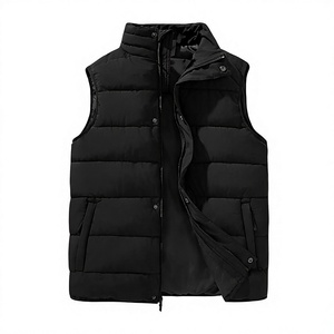 WARPRO INDUSTRY Unisex Lightweight Eco-Friendly Windproof <b>Packable</b> Slim Filled Puffer Vest Sleeveless Full Zip Stand <b>Jacket</b> - Product Image 1