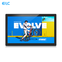 Nuevo Reproductor de Publicidad Digital con Pantalla Táctil Capacitiva de 15.6 Pulgadas, Montado en Pared, Económico, con POE, Tablet Android RK3288 y Wi-Fi