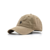 Gorra de Béisbol Unisex con Logotipo Personalizado, Bordado Directo de Fábrica, Efecto Desgastado, Sin Estructura