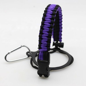 Botella con Asas <span class=keywords><strong>de</strong></span> Paracord para Senderismo y Camping, Recubrimiento Anticorrosión, Sin Aislamiento Térmico, para Beber - Product Image 6