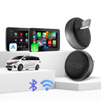 Adaptateur CarPlay USB sans fil universel avec commande vocale, Wi-Fi double bande, Carlinkit Mini Ultra Android Auto Car Play Dongle pour Apple