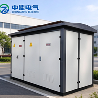 Transformateur de Boîtier Triphasé Extérieur 630kVA/800kVA, Sous-Poste de Type Boîtier, Cabine Photovoltaïque Préfabriquée, Alimentation Complète
