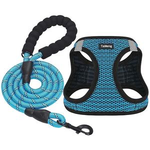 Premium Weiche Verstellbare Haustierhalsbänder mit Individuellem Logo Designer Taktisches Hundetrainingshalsband Hundegeschirr und Leine Set - Product Image 1