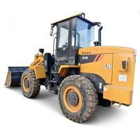 Chargeuse sur pneus Shantui 66-C3 d'occasion, 5 tonnes, chargeuse frontale chinoise, faible nombre d'heures de fonctionnement, norme Euro 3, diesel 351-450 CV