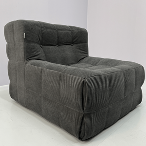 <span class=keywords><strong>Sofa</strong></span> dua dudukan cokelat modern untuk ruang tamu, berbahan <span class=keywords><strong>corduroy</strong></span> tanpa rangka, dengan busa vakum tekan, terkompresi. - Product Image 6