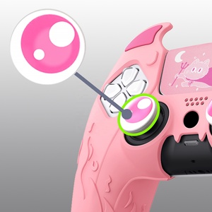เคสซิลิโคนกันลื่นลายคาวาอี้สำหรับจอย PS5 - Product Image 6
