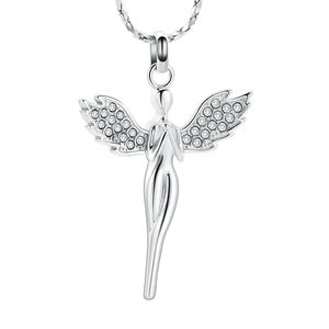 2024 новые Скрещенные драгоценные камни, богини, крылья из нержавеющей стали, украшение для кремации, сувенирный сувенир - Product Image 1