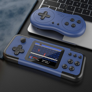 Nouvelle console de jeu portable <span class=keywords><strong>A12</strong></span>, double joystick, design rétro nostalgique, mini, grand écran, 666 jeux intégrés, système d'exploitation 8 chiffres, sans batterie - Product Image 4