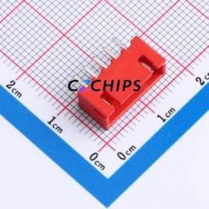 WAFER-XH2.54-5PZZ-R62 Wire-to-Board Pin Header Through hole Component (THT),P=2.54mm Connector 1x5P 2.5mm Through Hole XH - Product Image 1