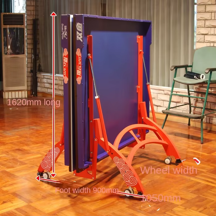 Asian Games Standard Indoor Table Tennis Table Foldable Mobile Pingpong Racket Entertainment Exercise Sport Equipment