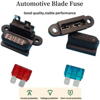 Porte-fusible de lame automobile, bloc de fusibles à lame standard 5A-40A ATO/ATC avec couvercle étanche pour voiture camion RV bateau marin