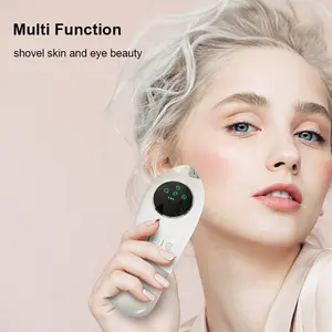 Multifunctionele Schoonheid Machine Verwarming Eye Massager Diepe Gezicht Spatel Ion Acne Exfoliatorface Huid Scrubber Ultrasone