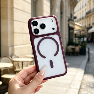เคสแม่เหล็กใสลายปีกจักจั่น B524  วัสดุ PC TPU คุณภาพพรีเมียม สำหรับ iPhone 18 17 16 15 Pro Max - Product Image 1