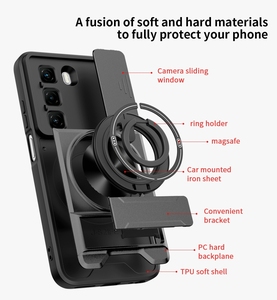 Coque de téléphone portable pour Infinix Hot 40i 50i 60i 70 60 <span class=keywords><strong>50</strong></span> 40 20 Pro Plus + Étuis et housses avec fenêtre coulissante et support magnétique - Product Image 3