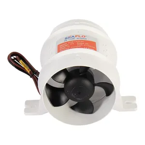 SEAFLO 24V DC fan RV yacht kitchen pipe fan exhaust fan battery battery ventilator