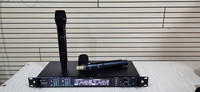 Microphone sans fil professionnel UHF double canal True Diversity 500/600/900 MHz AD4D KSM9 à condensateur, portable, pour scène et extérieur