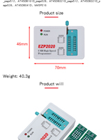 EZP2020-programador USB SPI de alta velocidad, mejor que EZP2013 2011, compatible con 24 25 26 93 EEPROM 25 Flash Bios