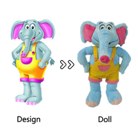 Jouets en peluche personnalisés de haute qualité, anime, dessin animé, Kpop, rembourrage en coton PP, matière en peluche super douce, taille 20 cm, couleur et logo personnalisés