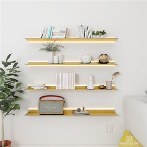 Cómo Instalar un Estante Flotante Metálico Minimalista Grande para Libros, Color Negro/Rosa/Blanco, <span class=keywords><strong>de</strong></span> Pared - Product Image 4