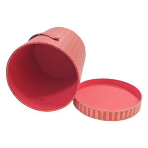 Set Regalo Premium <span class=keywords><strong>di</strong></span> Snack a Forma <span class=keywords><strong>di</strong></span> Orecchie <span class=keywords><strong>di</strong></span> Coniglio |   Scatola Cilindrica Rossa Festiva per Alimenti con Manico |   Cofanetto Regalo per Capodanno e Feste - Product Image 3