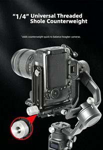 Plaque à dégagement rapide en forme de L pour prise de vue horizontale/verticale, pour stabilisateur de caméra <span class=keywords><strong>Ronin</strong></span> RSC 2/3, trépied, montage Arca-Specific 38 mm - Product Image 5