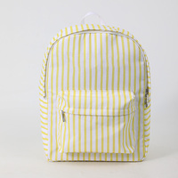 Venta al por mayor niños nombre mochila escolar mochila de lona personalizada tira mochila para estudiante de la escuela