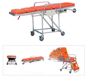 Medizinische zusammen klappbare Trage Cabrio zum Stuhl Patienten stuhl Rollstuhl Krankenwagen Trage Klappbare Kranken trage - Product Image 6