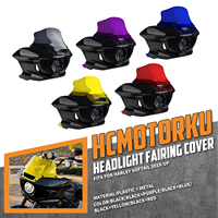 Kit de montage de carénage de phare de moto pour Harley Softail 2018 et modèles ultérieurs Fat Boy Low Rider Breakout Street Bob Heritage