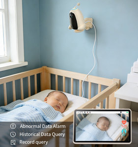 Moniteur <span class=keywords><strong>Bébé</strong></span> Intelligent à Radar IA avec Alerte <span class=keywords><strong>de</strong></span> Sortie et <span class=keywords><strong>de</strong></span> Pleurs, Suivi du Sommeil, Vidéo 1080P 7 Pouces, Moniteur <span class=keywords><strong>de</strong></span> Battements <span class=keywords><strong>de</strong></span> Cœur et <span class=keywords><strong>de</strong></span> Respiration du <span class=keywords><strong>Bébé</strong></span> - Product Image 6