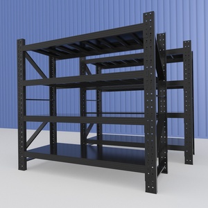 Estanterías Metálicas Reforzadas Industriales, <span class=keywords><strong>Estantes</strong></span> de Almacenamiento de Hierro Ligero para Almacenes y Talleres - Product Image 1