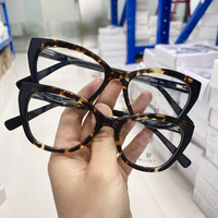 Montures de lunettes en acétate de haute qualité, montures de lunettes de vue tendance, montures de lunettes en gros, montures de lunettes en acétate optique unisexe