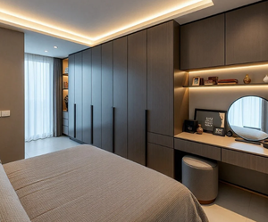 Recién llegado, armario de dormitorio armado moderno personalizado, armario portátil de madera maciza para muebles del hogar para uso en dormitorio - Product Image 1