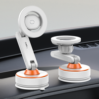 Support de téléphone magnétique universel BOOLA K600 en ABS avec rotation à 360° et fixation par ventouse pour bureaux, maisons et salles de sport