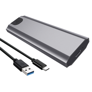 Carcasa SHUOLE de Doble Protocolo para <span class=keywords><strong>Disco</strong></span> <span class=keywords><strong>Duro</strong></span>, NVMe SATA M.2 SSD, Aleación de Aluminio, NGFF, <span class=keywords><strong>Disco</strong></span> <span class=keywords><strong>Duro</strong></span> <span class=keywords><strong>Externo</strong></span>, Interfaz USB3.2, 10Gbps Máx. - Product Image 5