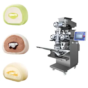 Máquina de procesamiento de helados, línea de producción automática japonesa de Mochi, pequeño y dulce Daifuku