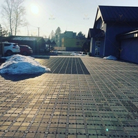 Système de pavage en grille de gravier noir Sunsbuild, prix d'usine, allée, géocell en HDPE, stabilisation, drainage imperméable, haute compression