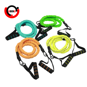 Fasce Elastiche per Esercizi Fitness con Rivestimento in Tessuto, Best Seller 2026 per Allenamento in Palestra - Product Image 1