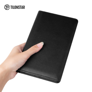 TILONSTAR TPW100P personnalisation de taille personnalisée porte-passeport en cuir véritable portefeuille blocage RFID étui de couverture de passeport - Product Image 4