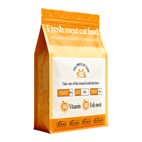 Sacs refermables à fermeture éclair personnalisés avec impression en gravure, résistants à l'humidité, pour l'emballage d'aliments secs pour animaux de compagnie en tailles de 1 kg/10 kg/25 kg