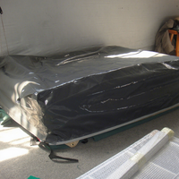 Tente de toit en toile de polycoton imperméable pour camping en plein air avec annexe en toile et toit tropical en Oxford